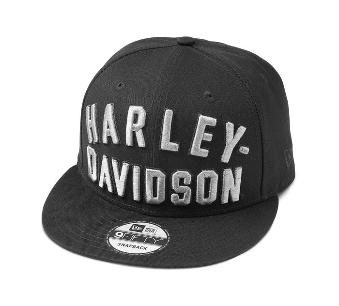 Cap-Bb,Woven,9Fifty,Black/Grey-97605-22VM-Rolling Thunder Harley-Davidson