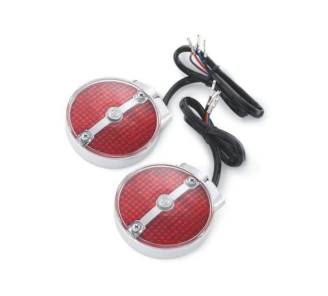 Bar & Shield Rear Led Turn Signals-68128-10-Rolling Thunder Harley-Davidson