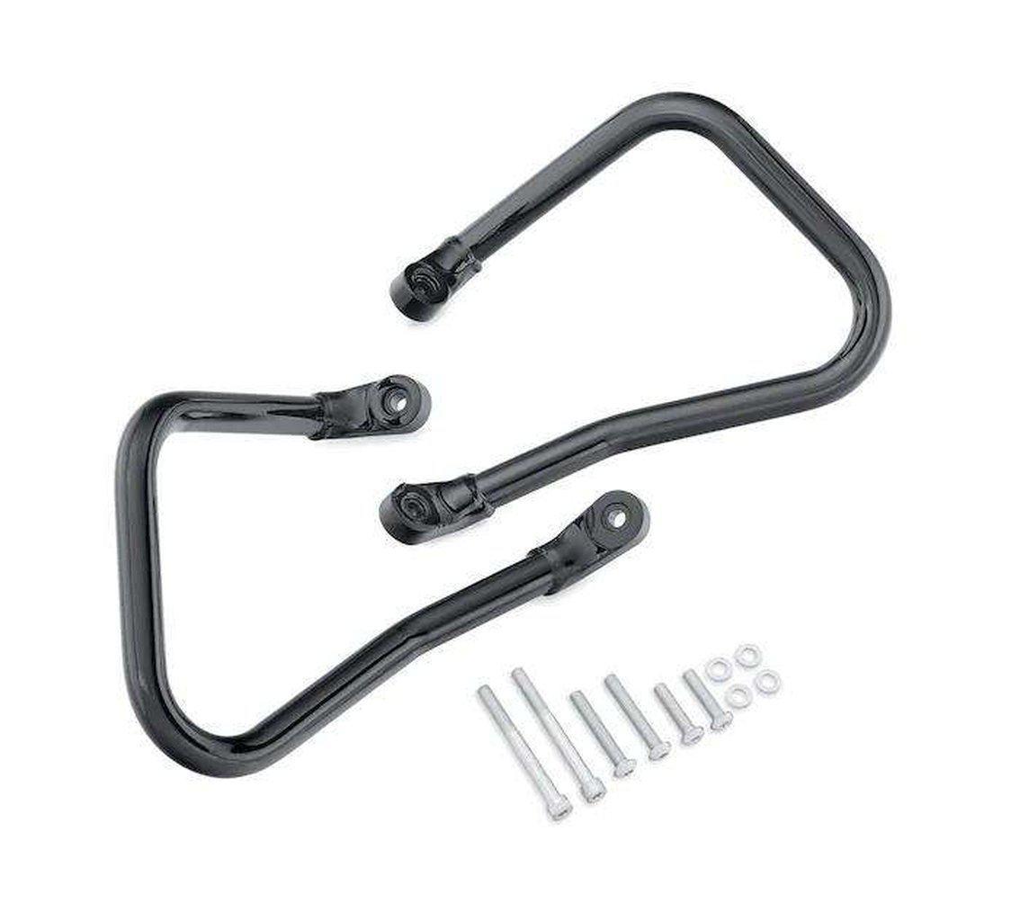 Black Saddlebag Guards-90201315-Rolling Thunder Harley-Davidson