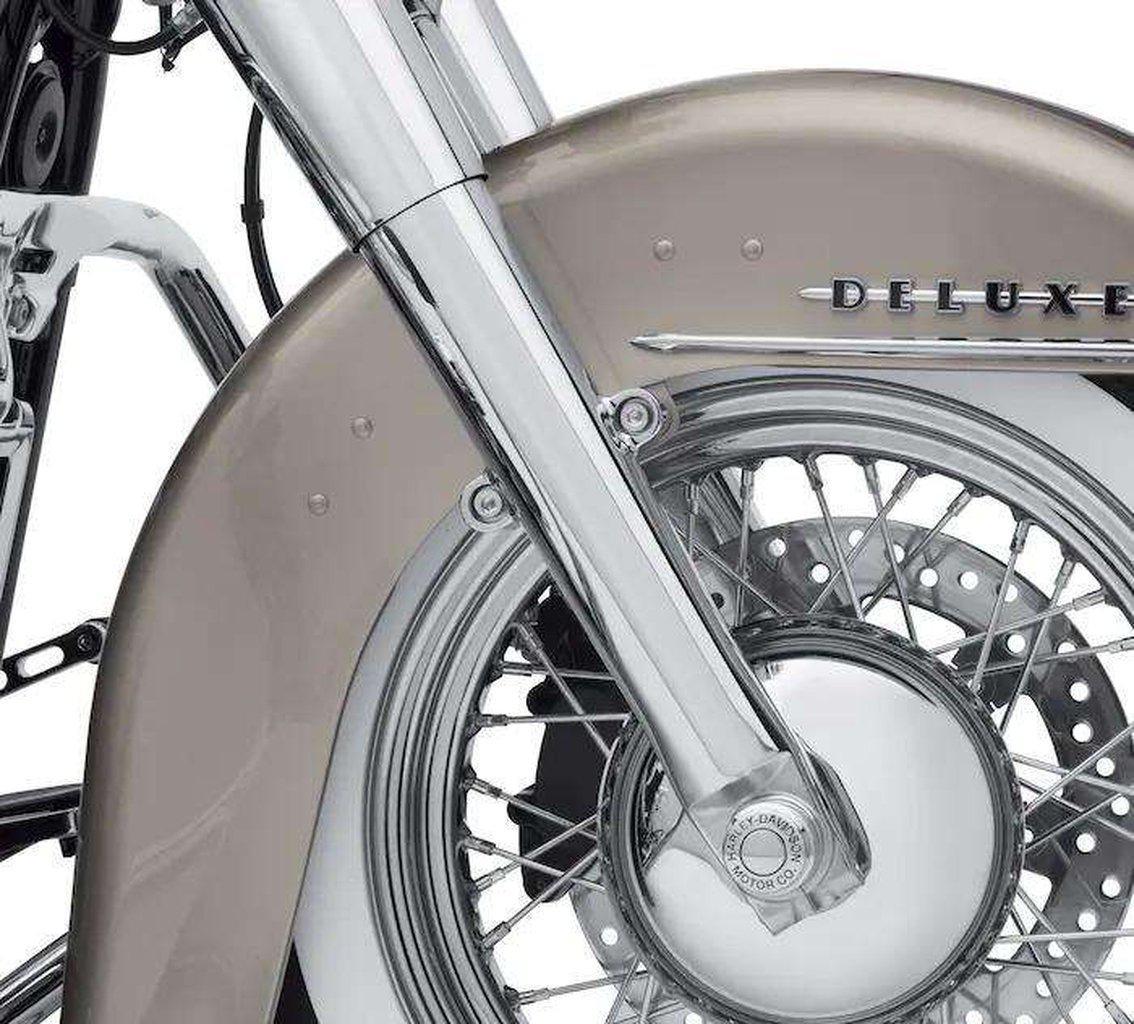 Chrome Lower Fork Sliders-45500400-Rolling Thunder Harley-Davidson