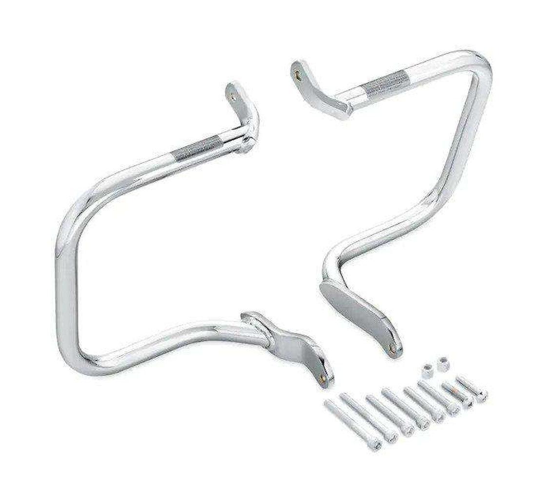 Chrome Rear Saddlebag Guard-49261-00A-Rolling Thunder Harley-Davidson