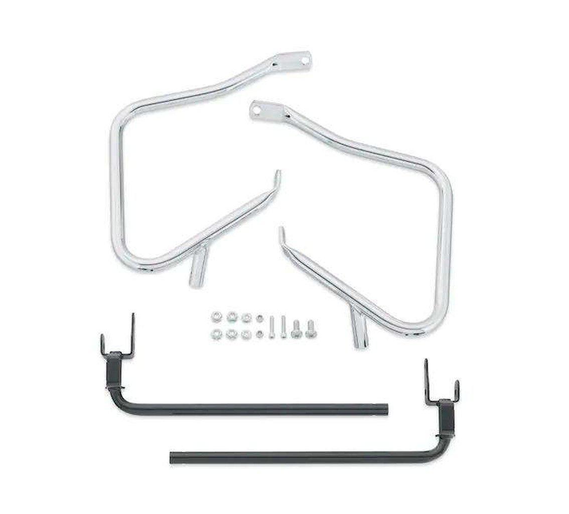 Chrome Rear Saddlebag Guards-90200787-Rolling Thunder Harley-Davidson