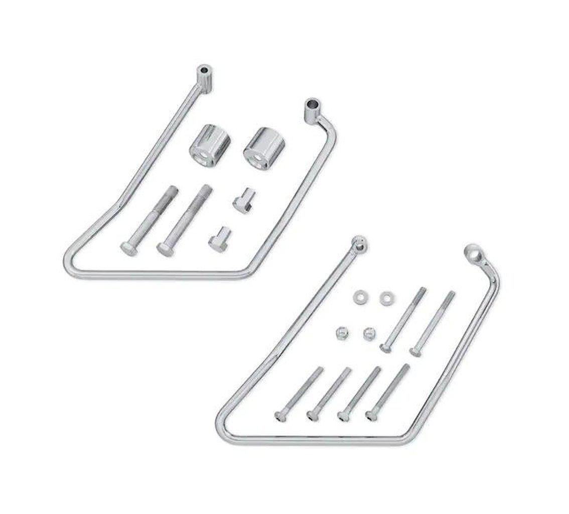 Chrome Saddlebag Supports-90201324-Rolling Thunder Harley-Davidson