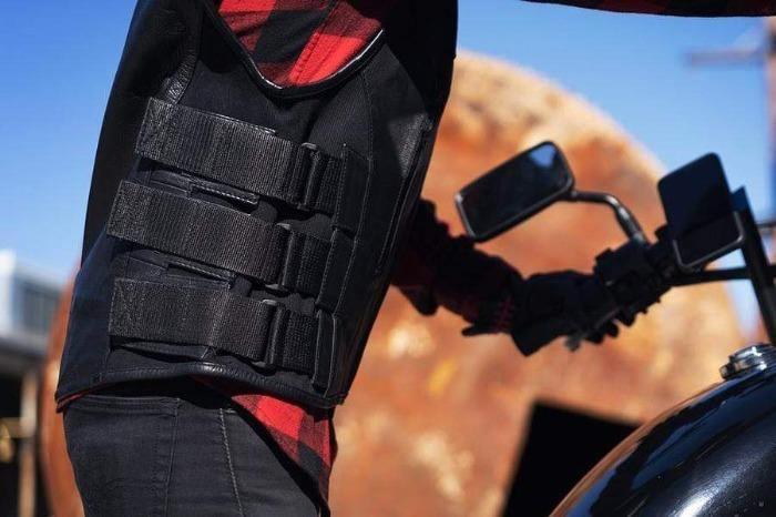 Commando Leather Swat Vest-Rolling Thunder Harley-Davidson