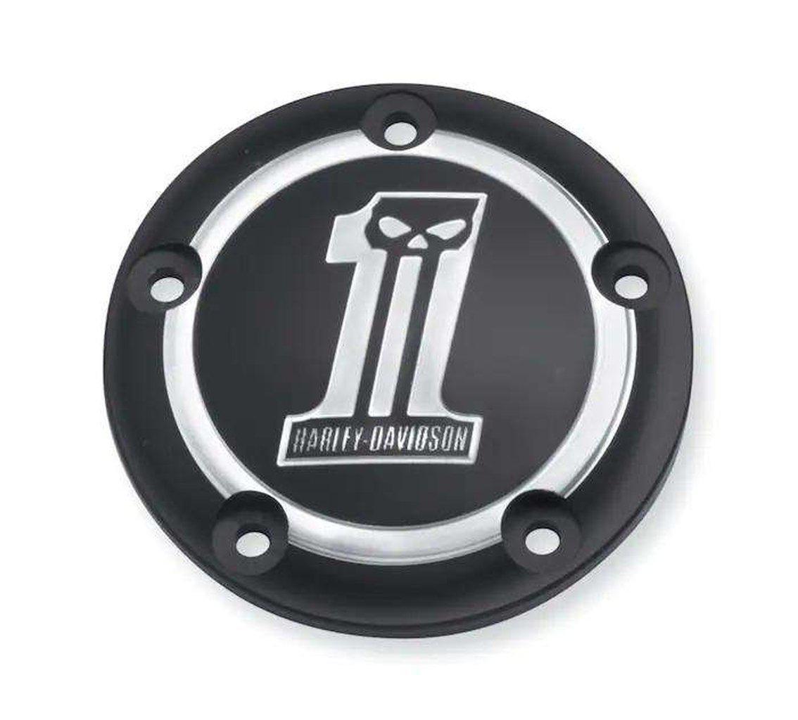 Dark Custom Timer Cover-32414-09-Rolling Thunder Harley-Davidson