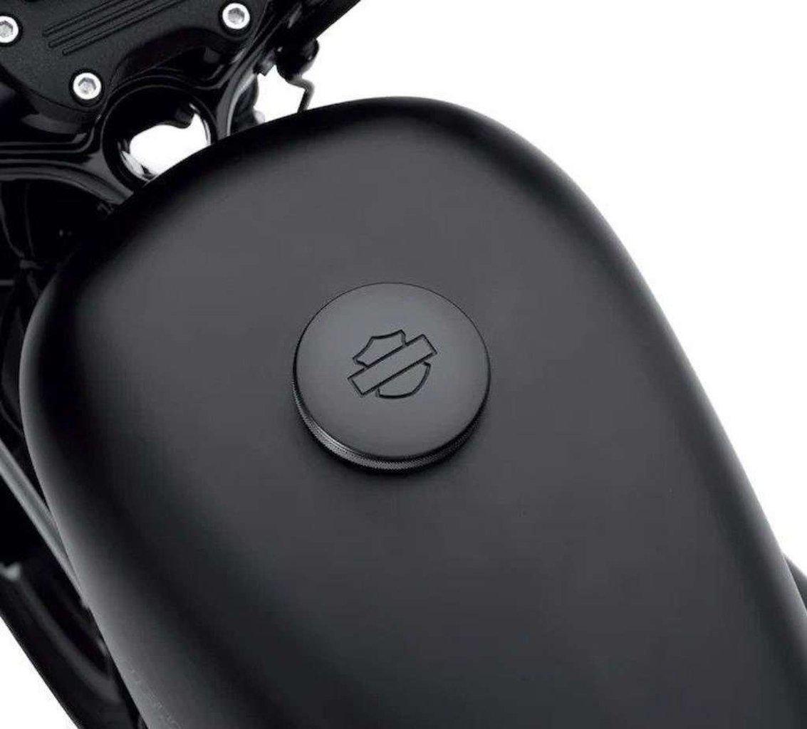 Diamond Black Fuel Cap-61100126A-Rolling Thunder Harley-Davidson