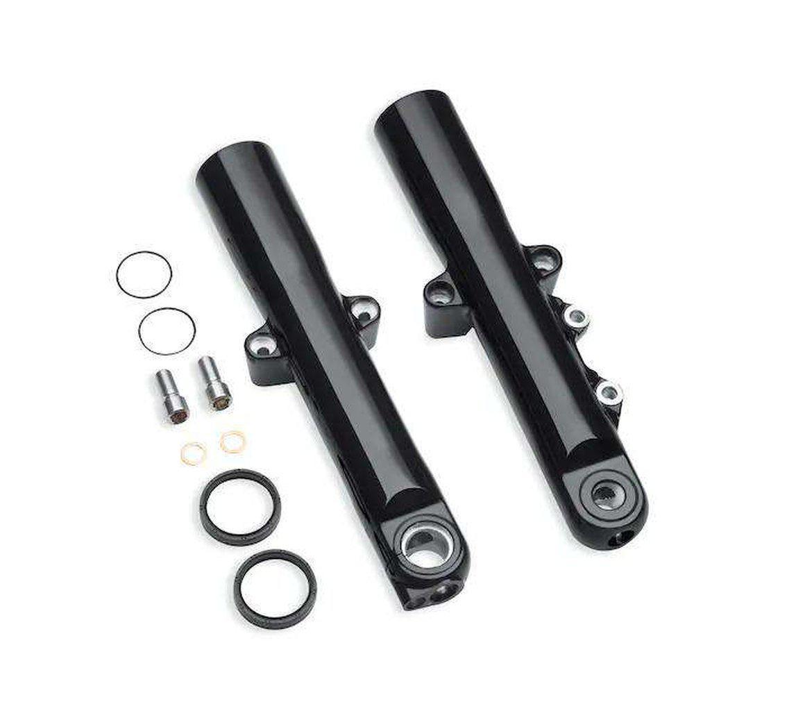 Gloss Black Lower Fork Sliders-45500404-Rolling Thunder Harley-Davidson