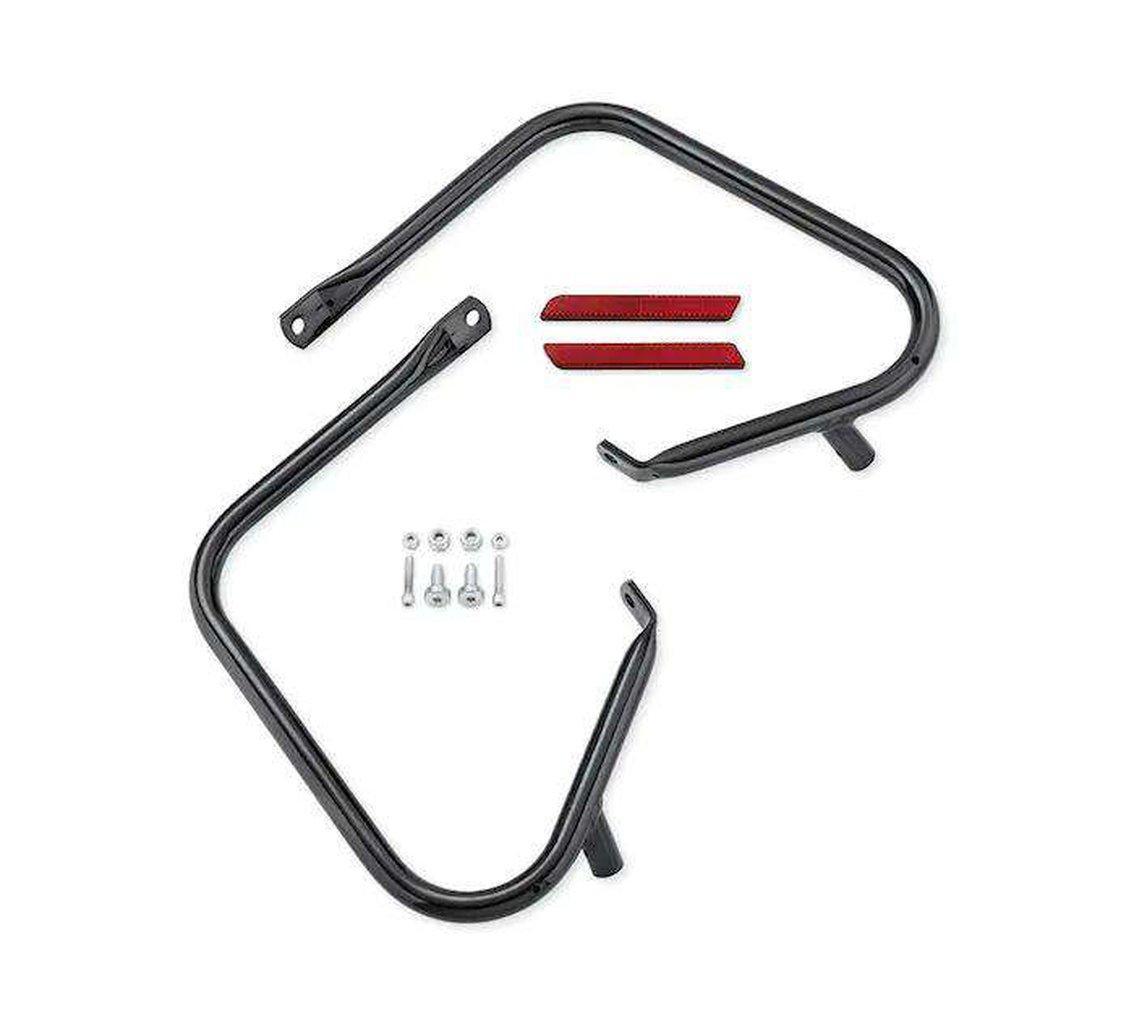 Gloss Black Rear Saddlebag Guard Kit-49283-09-Rolling Thunder Harley-Davidson