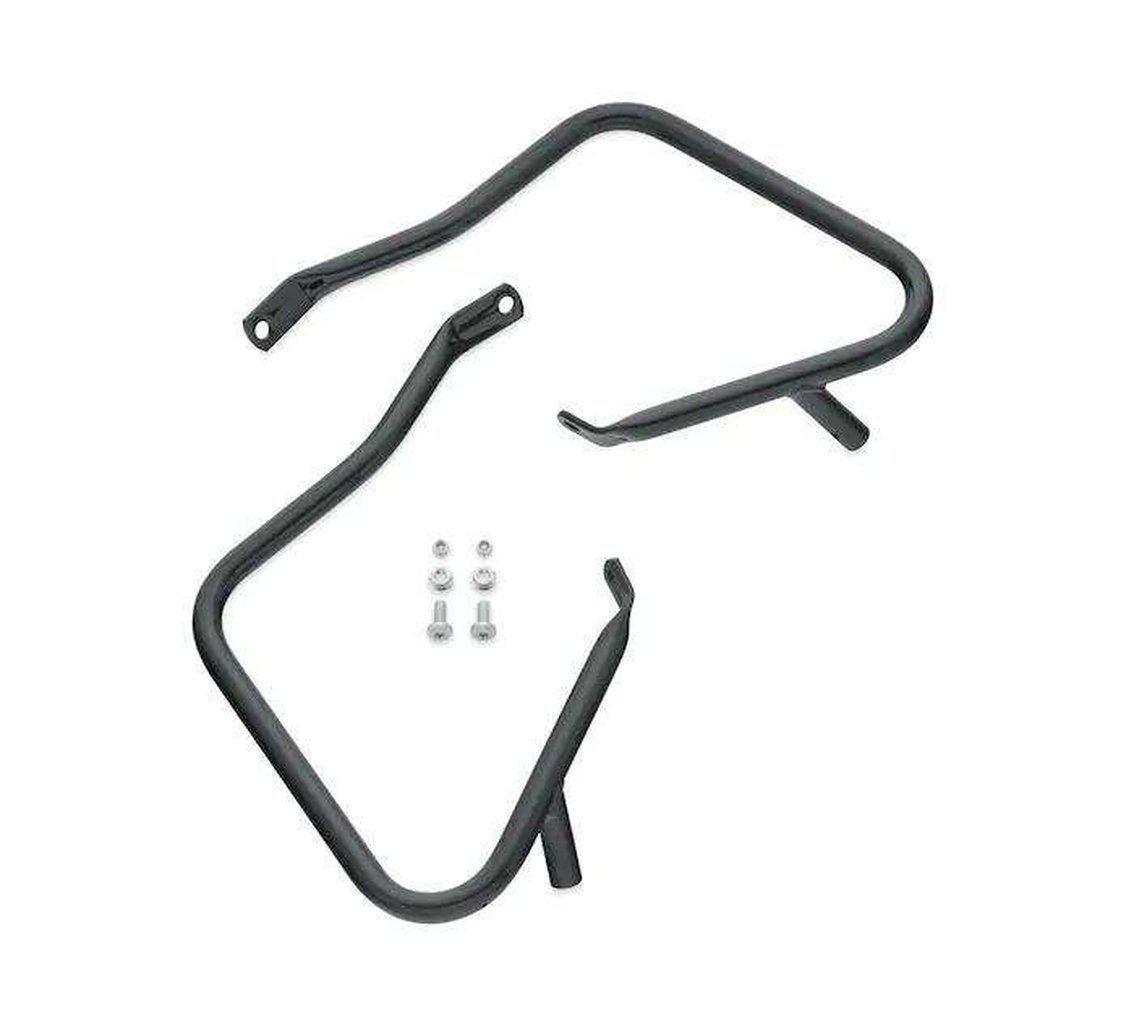 Gloss Black Rear Saddlebag Guards-90200791-Rolling Thunder Harley-Davidson