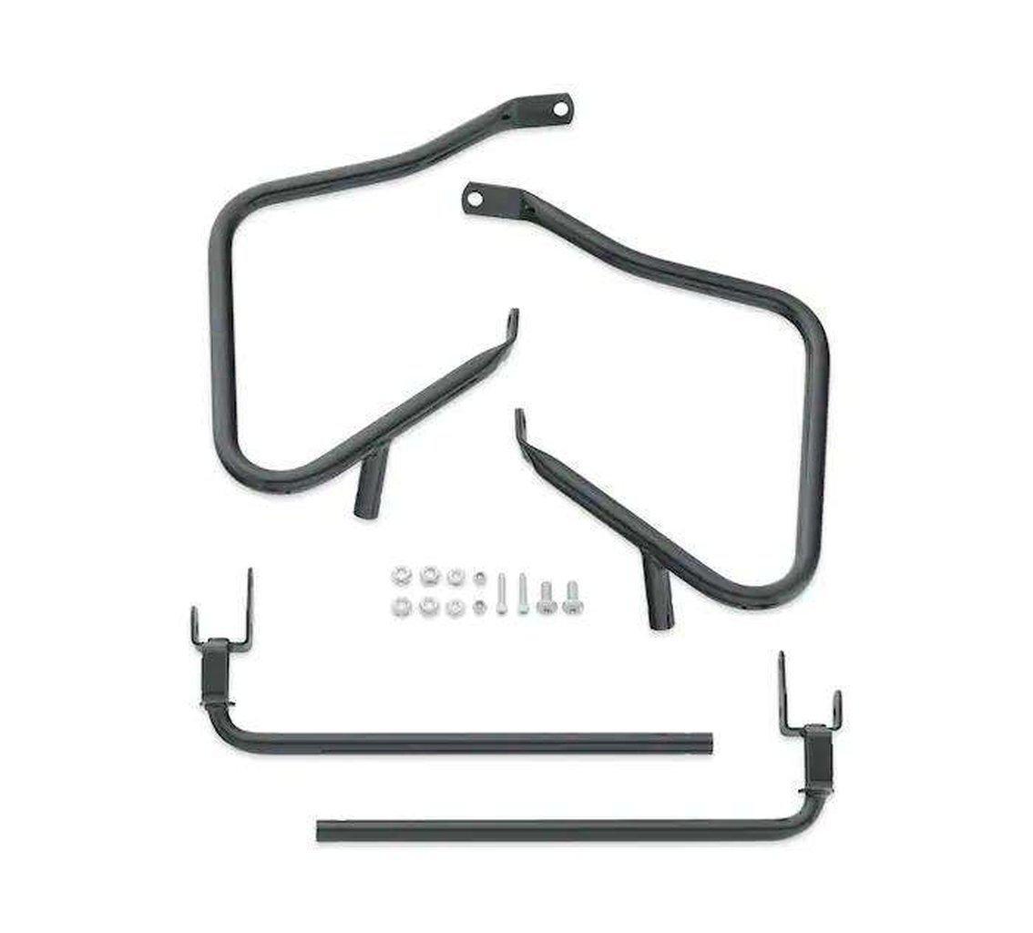 Gloss Black Rear Saddlebag Guards-90200788-Rolling Thunder Harley-Davidson