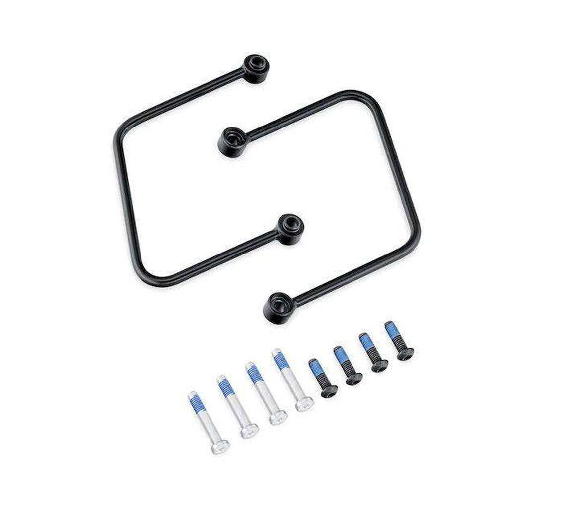 Gloss Black Saddelbag Supports-90201777-Rolling Thunder Harley-Davidson