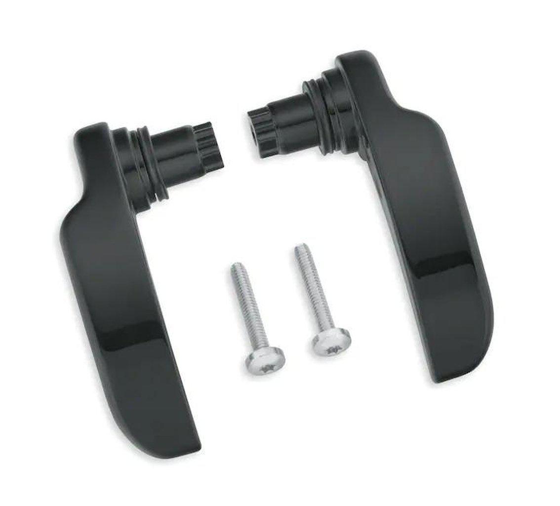 Gloss Black Saddlebag Latch Kit-90201052-Rolling Thunder Harley-Davidson