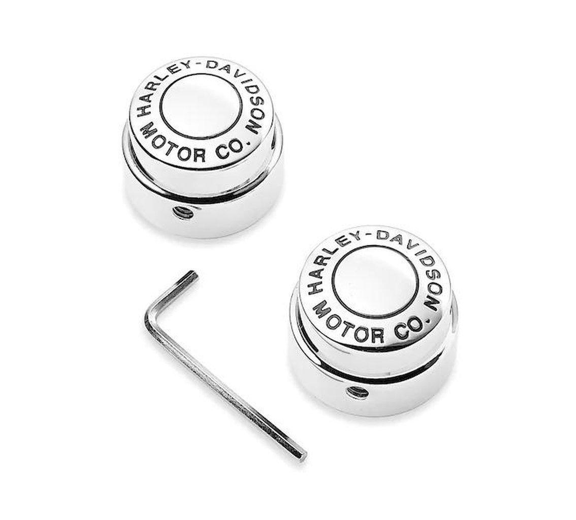 Harley-Davidson Motor Co. Front Axle Nut Cover Kit-43864-96-Rolling Thunder Harley-Davidson