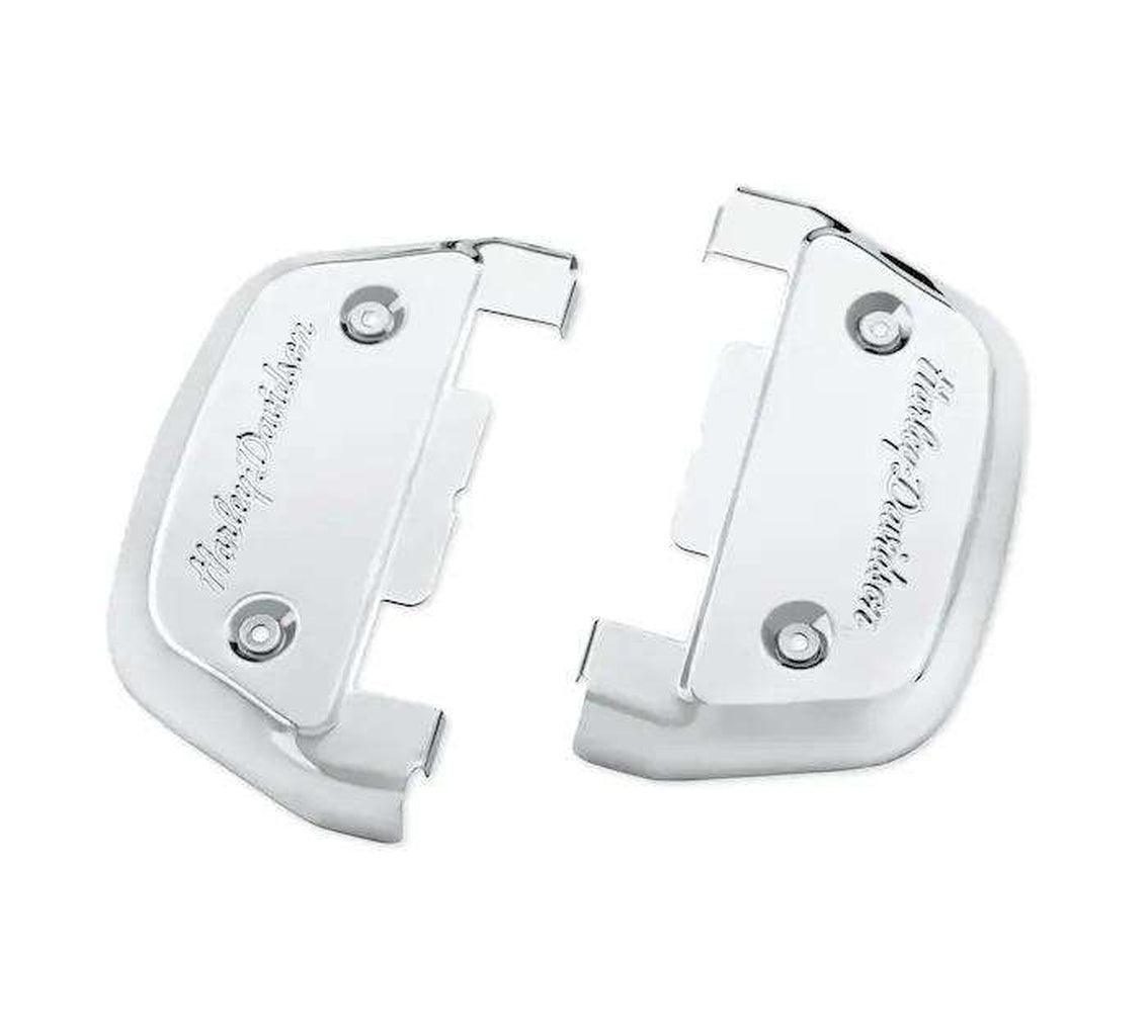 Harley-Davidson Script Passenger Footboard Covers-50782-91-Rolling Thunder Harley-Davidson