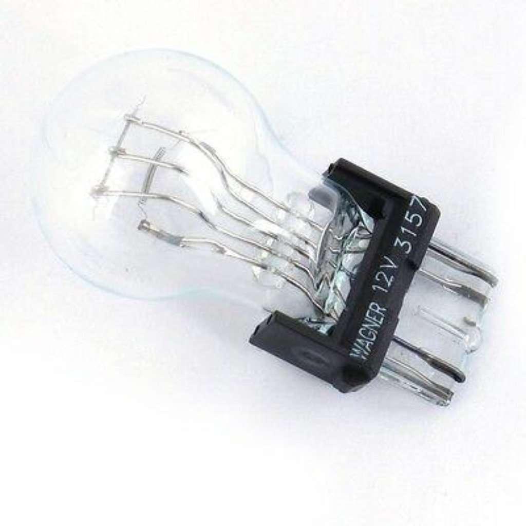 6V LED Bulb For Harley Davidson Brake Tail Light - 68165-34 Replacement - Bright White - 6 Volt