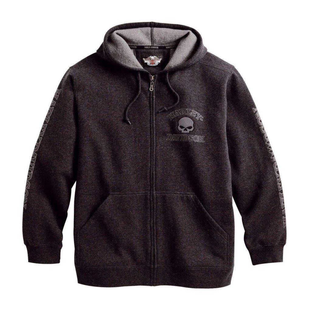 Harley-Davidson Willie G Skull Hoodie-Rolling Thunder Harley-Davidson
