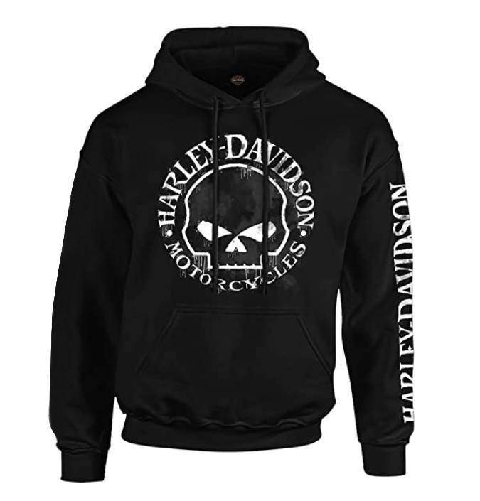 Harley-Davidson Willie G Skull Hoodie-Rolling Thunder Harley-Davidson