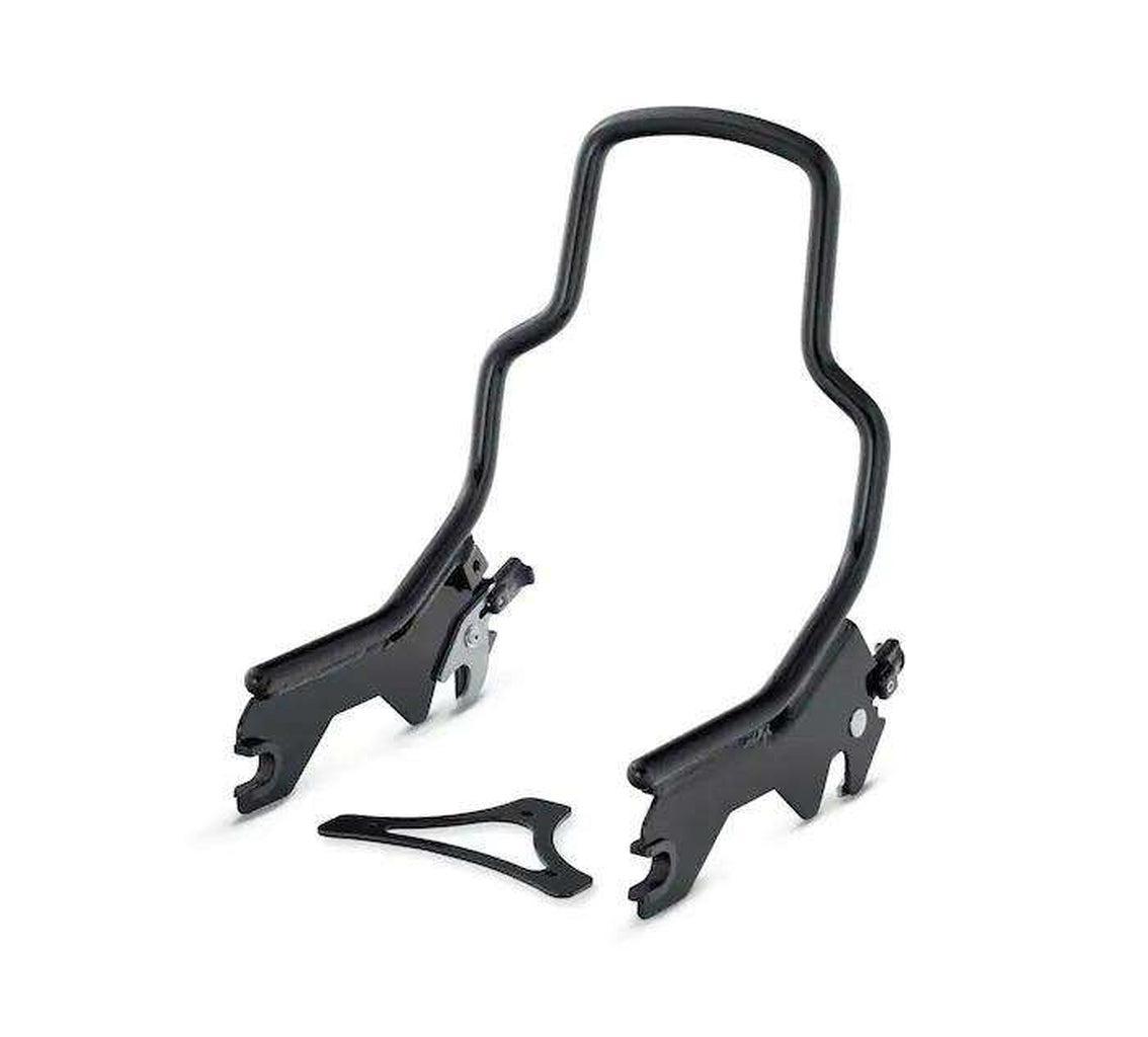 Holdfast Sissy Bar Upright - Short - Gloss Black-52300448-Rolling Thunder Harley-Davidson