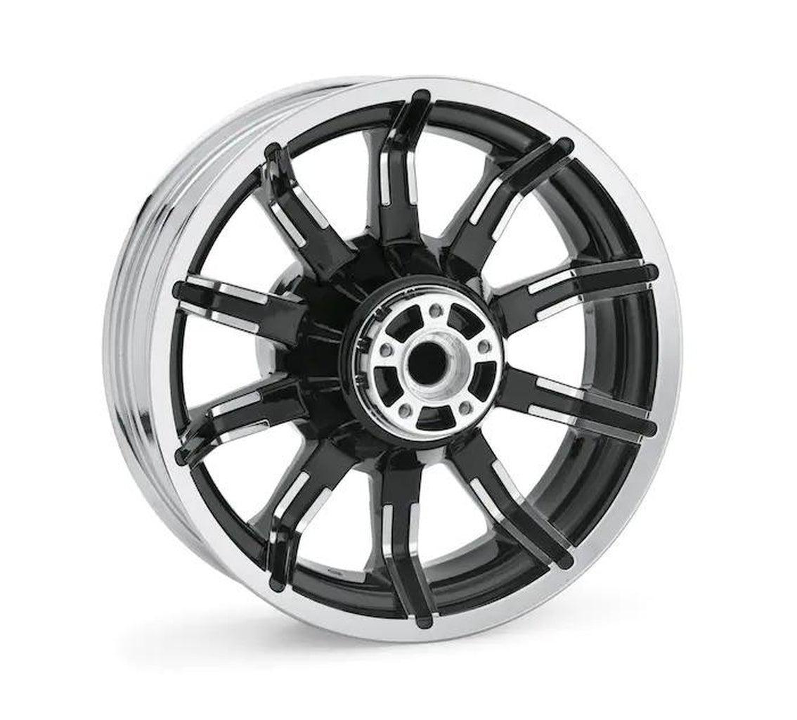 Impeller 16 In. Rear Wheel - Contrast Chrome-40900391-Rolling Thunder Harley-Davidson