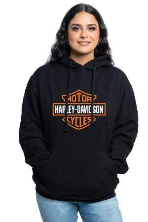 Ladies Bar & Shield Hoodie-Rolling Thunder Harley-Davidson