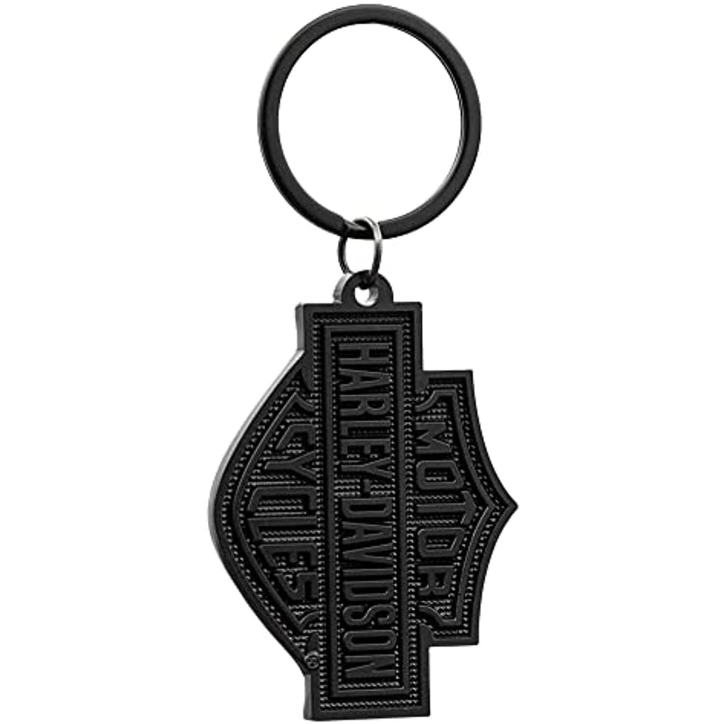 Harley-Davidson Bar & Shield Knurled Key Chain-P004536R01-Rolling Thunder Harley-Davidson
