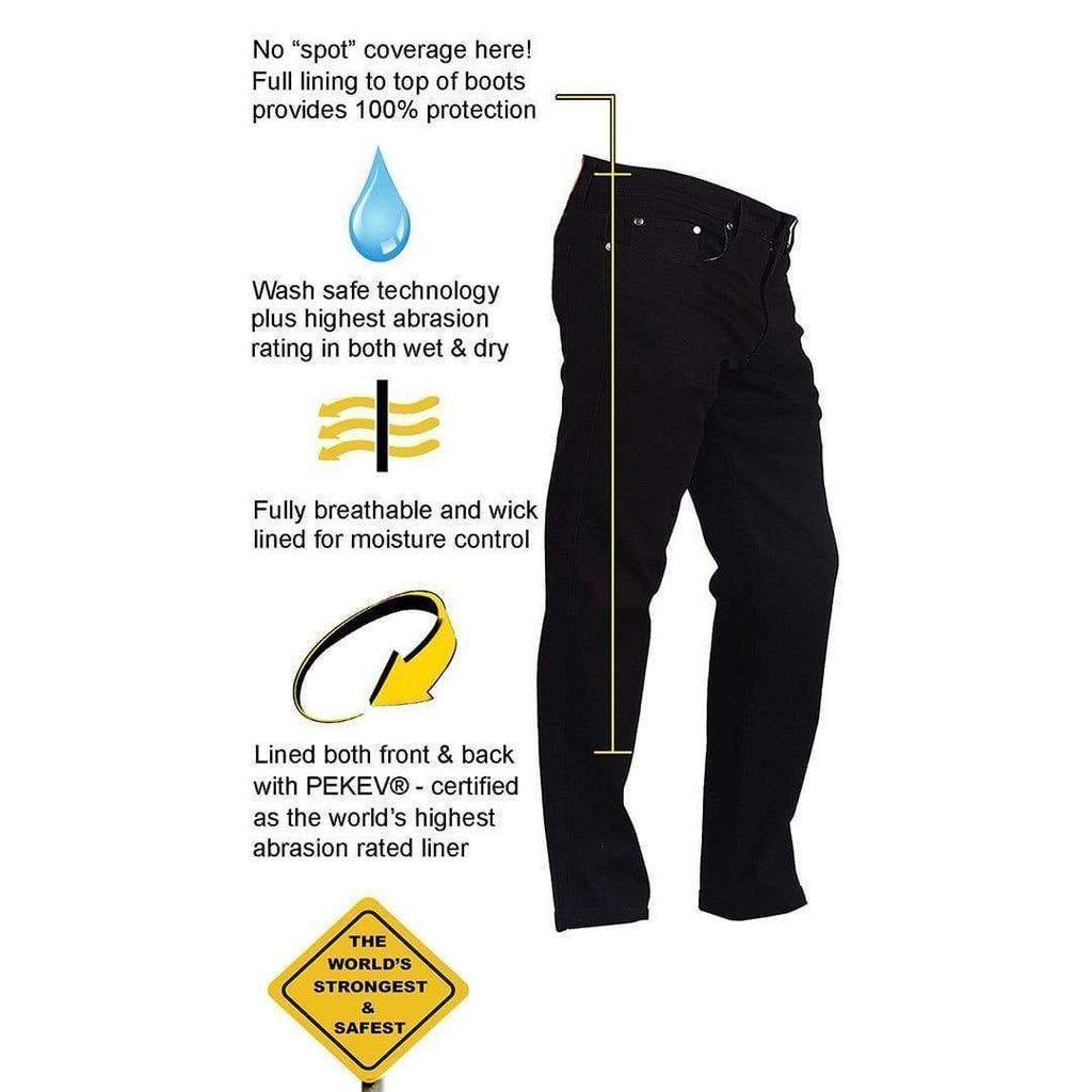 Resurgence Straight Leg Black Riding Jeans-Rolling Thunder Harley-Davidson