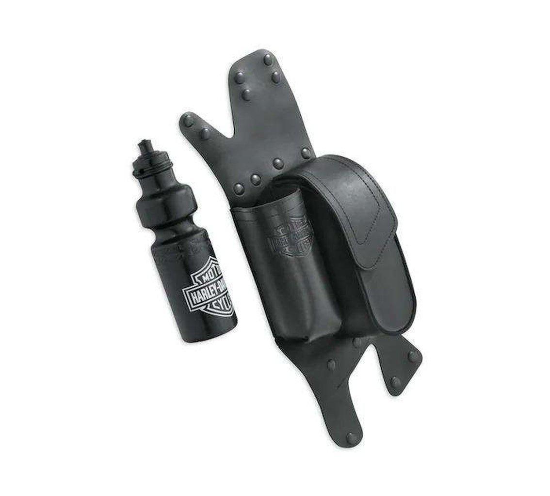 Saddlebag Guard Bag With Water Bottle Holder, Right Side-93300060-Rolling Thunder Harley-Davidson