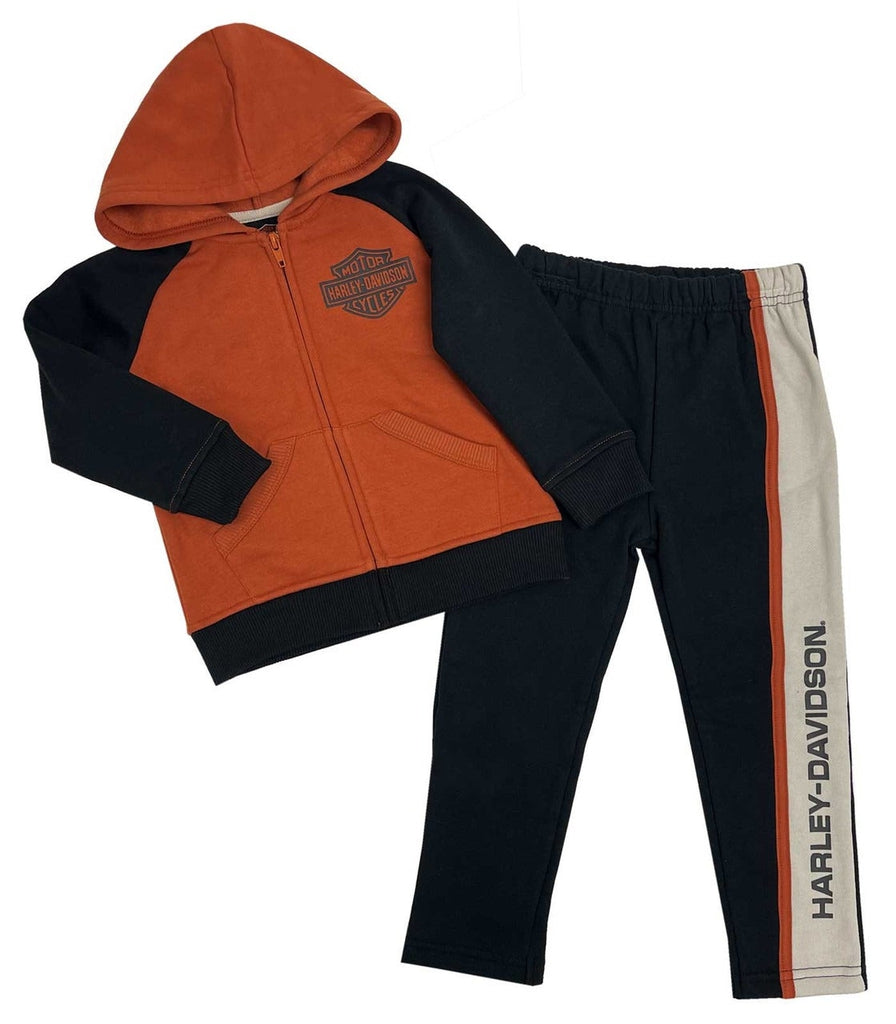 Harley-Davidson Boys Fleece Jog Set-Rolling Thunder Harley-Davidson
