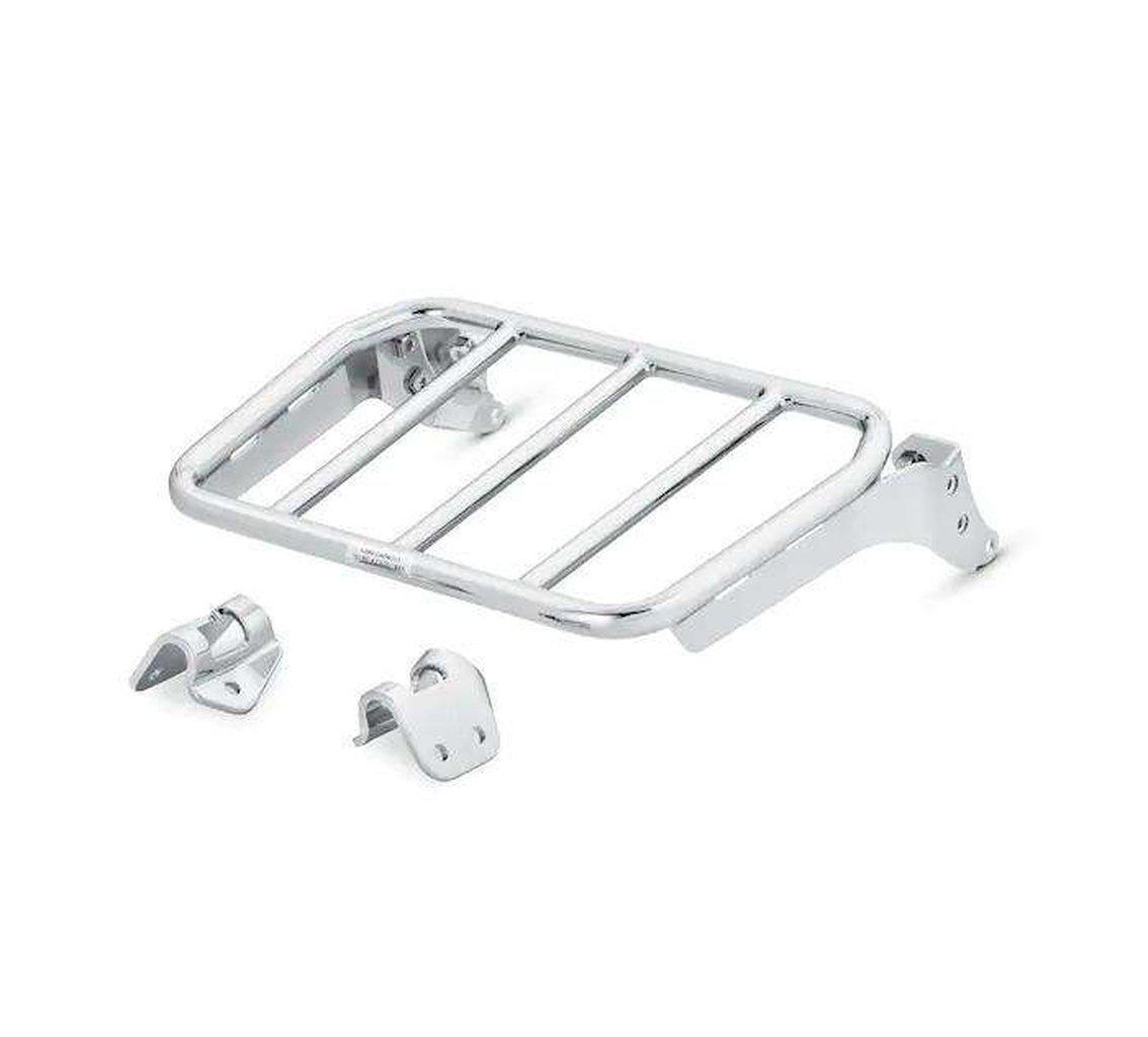 Sport Luggage Rack For Holdfast Sissy Bar Uprights - Chrome-50300126A-Rolling Thunder Harley-Davidson