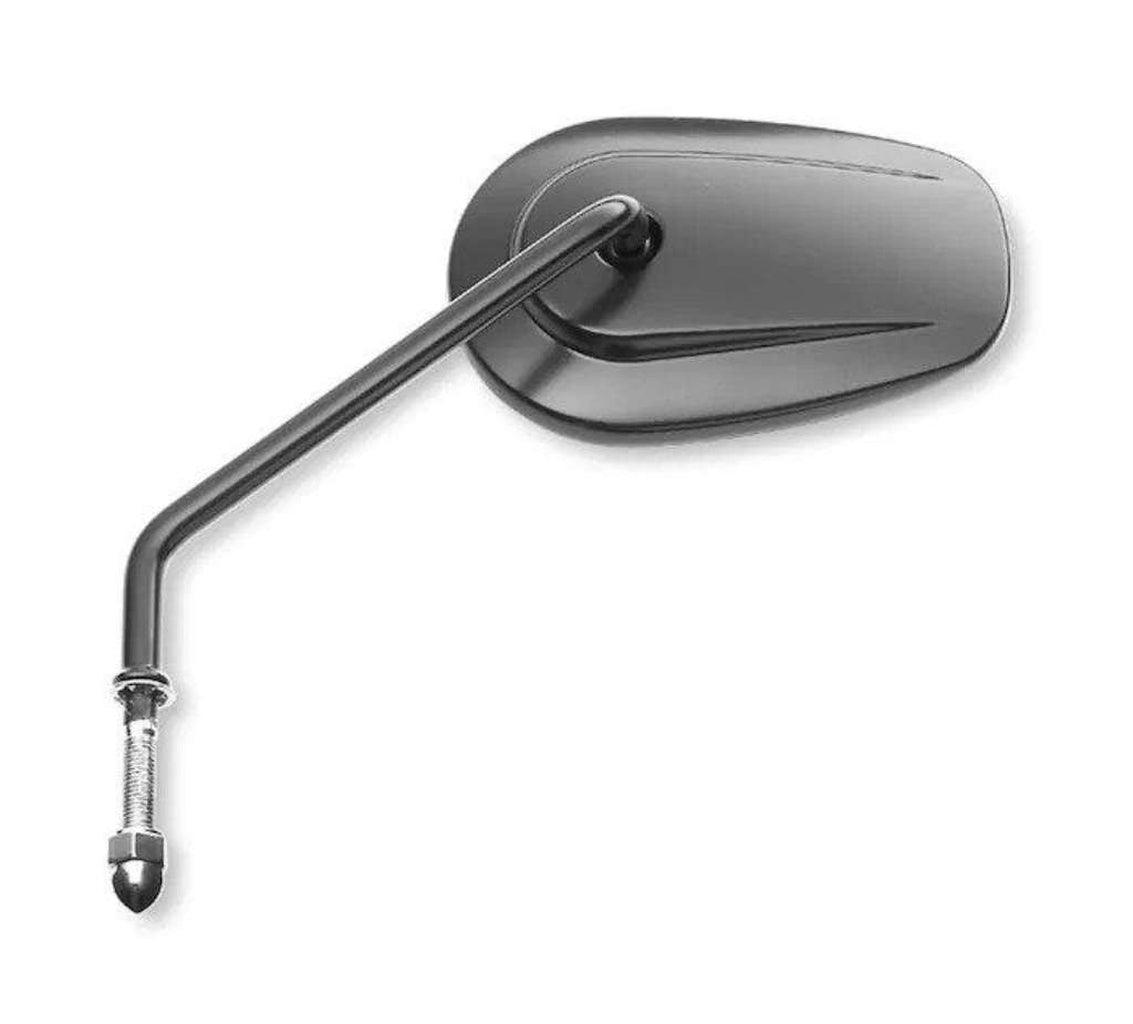 Tapered Long Stem Mirror - Left Side-91910-03B-Rolling Thunder Harley-Davidson