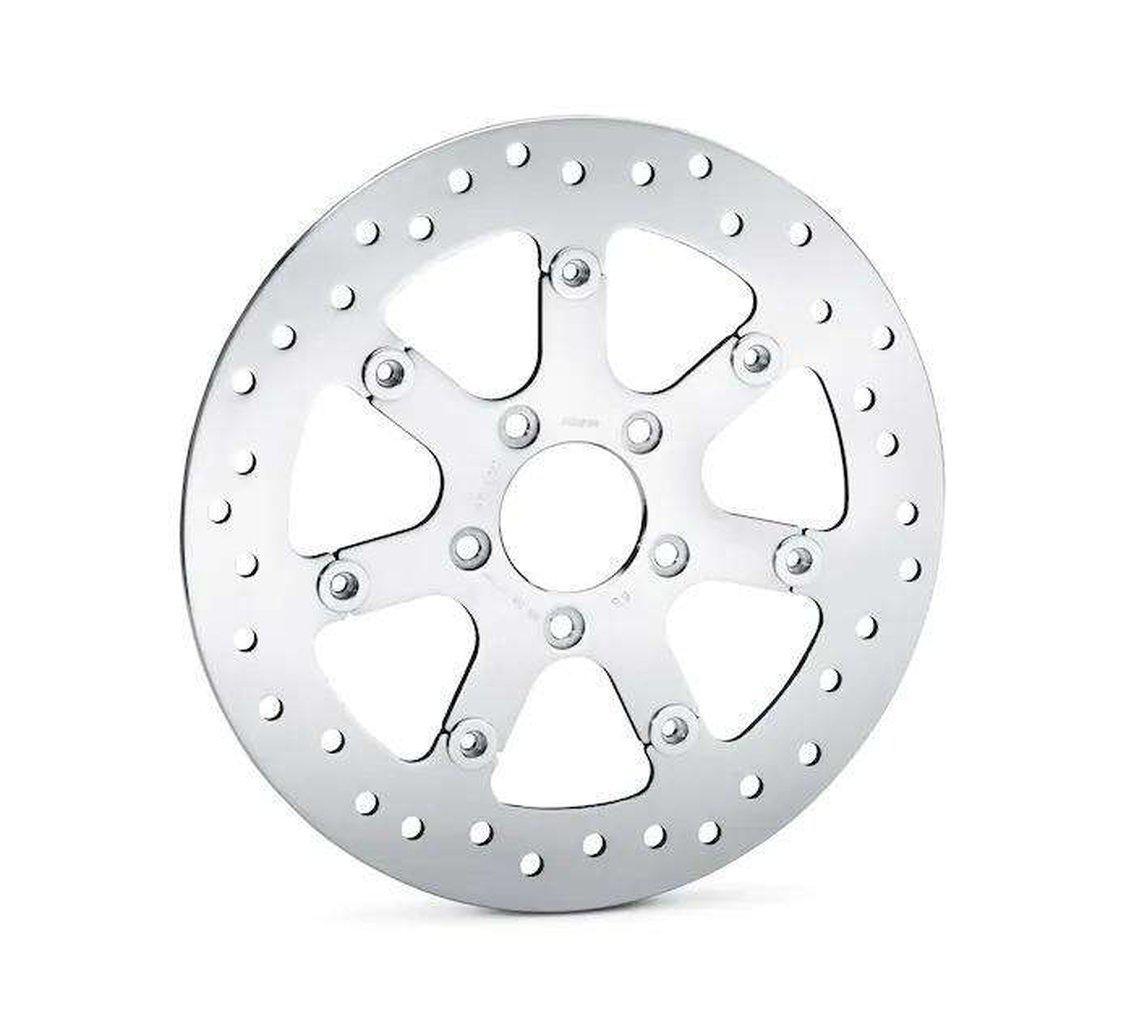 Turbine Polished Floating Brake Rotor-41500120-Rolling Thunder Harley-Davidson