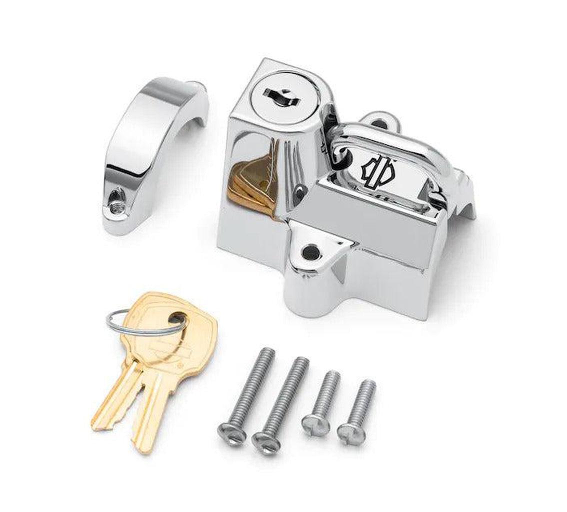 Universal Mount Helmet Lock - Chrome-92800019-Rolling Thunder Harley-Davidson