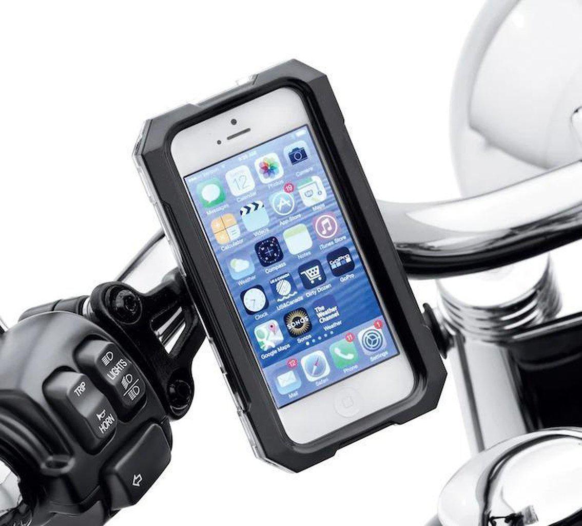 Water Resistant Handlebar Mount Phone Carrier-76000576-Rolling Thunder Harley-Davidson