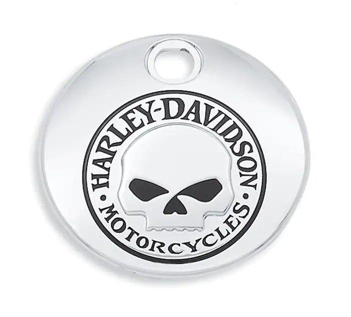 Willie G Skull Fuel Console Door '92-'07 Tourer-61374-04-Rolling Thunder Harley-Davidson