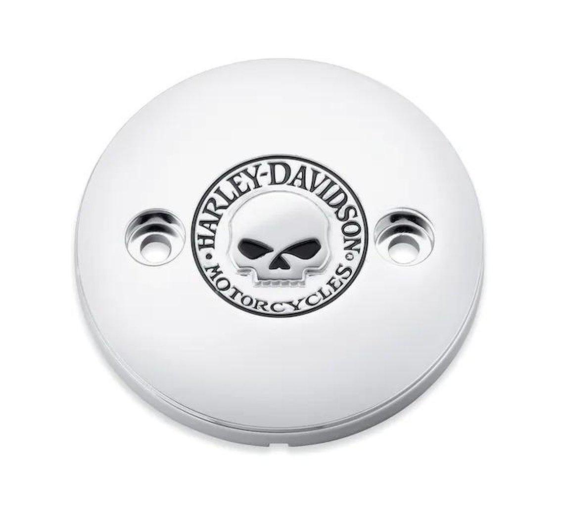 Willie G Skull Left Side Medallion-25700460-Rolling Thunder Harley-Davidson