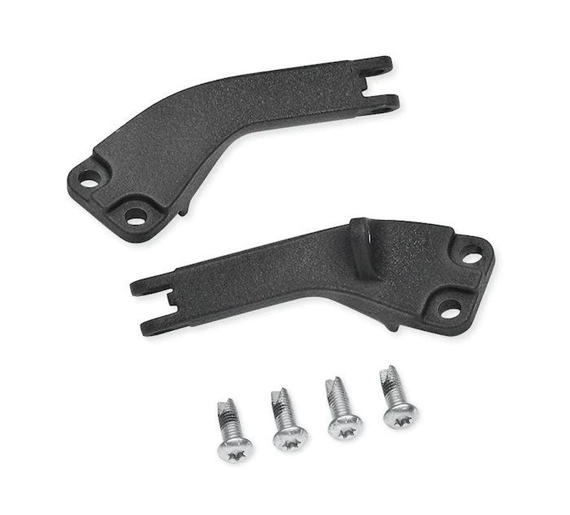 Wrinkle Black Passenger Footpeg Support Kit-50210-06-Rolling Thunder Harley-Davidson